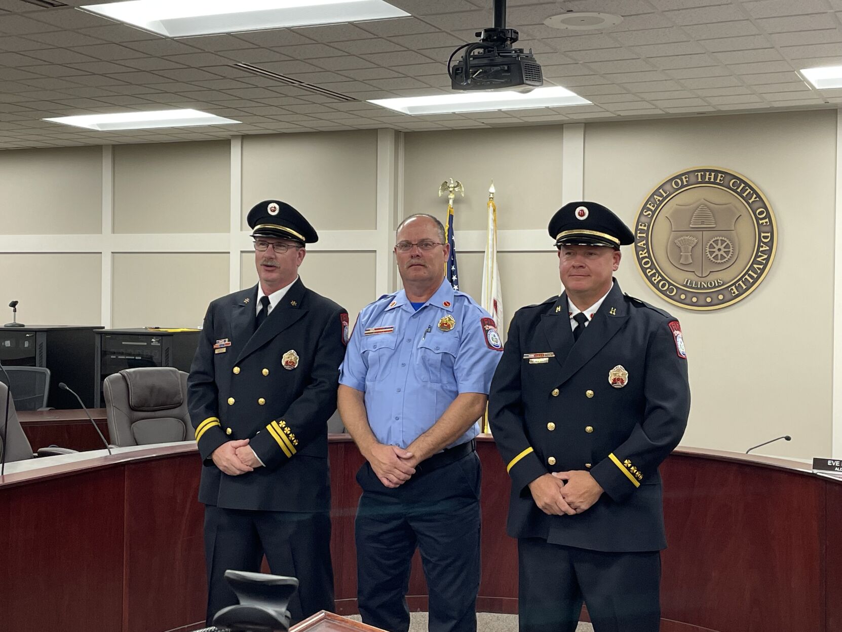 Danville Fire Department promotions